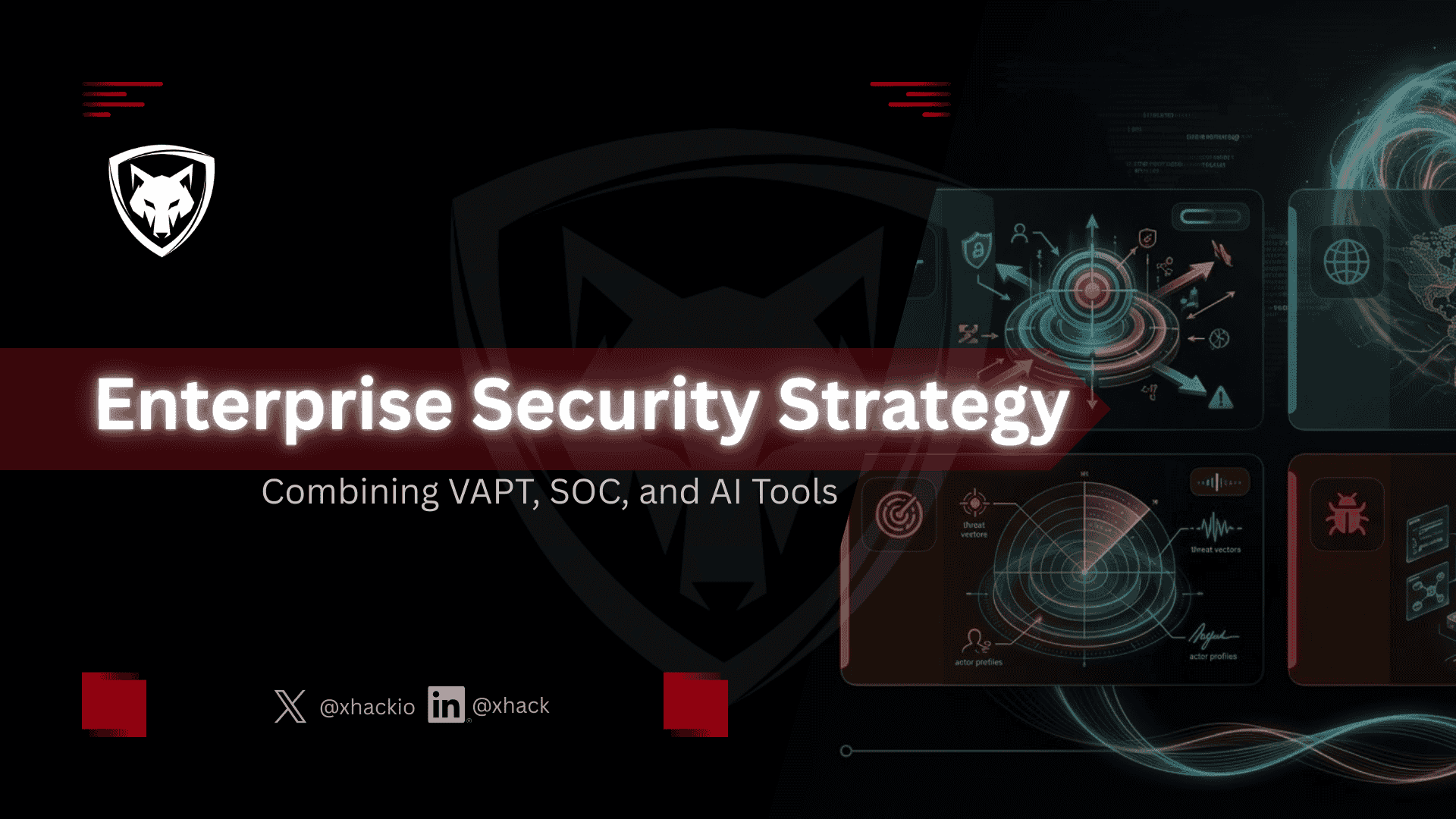 Enterprise Security Strategy: Combining VAPT, SOC, and AI Tools
