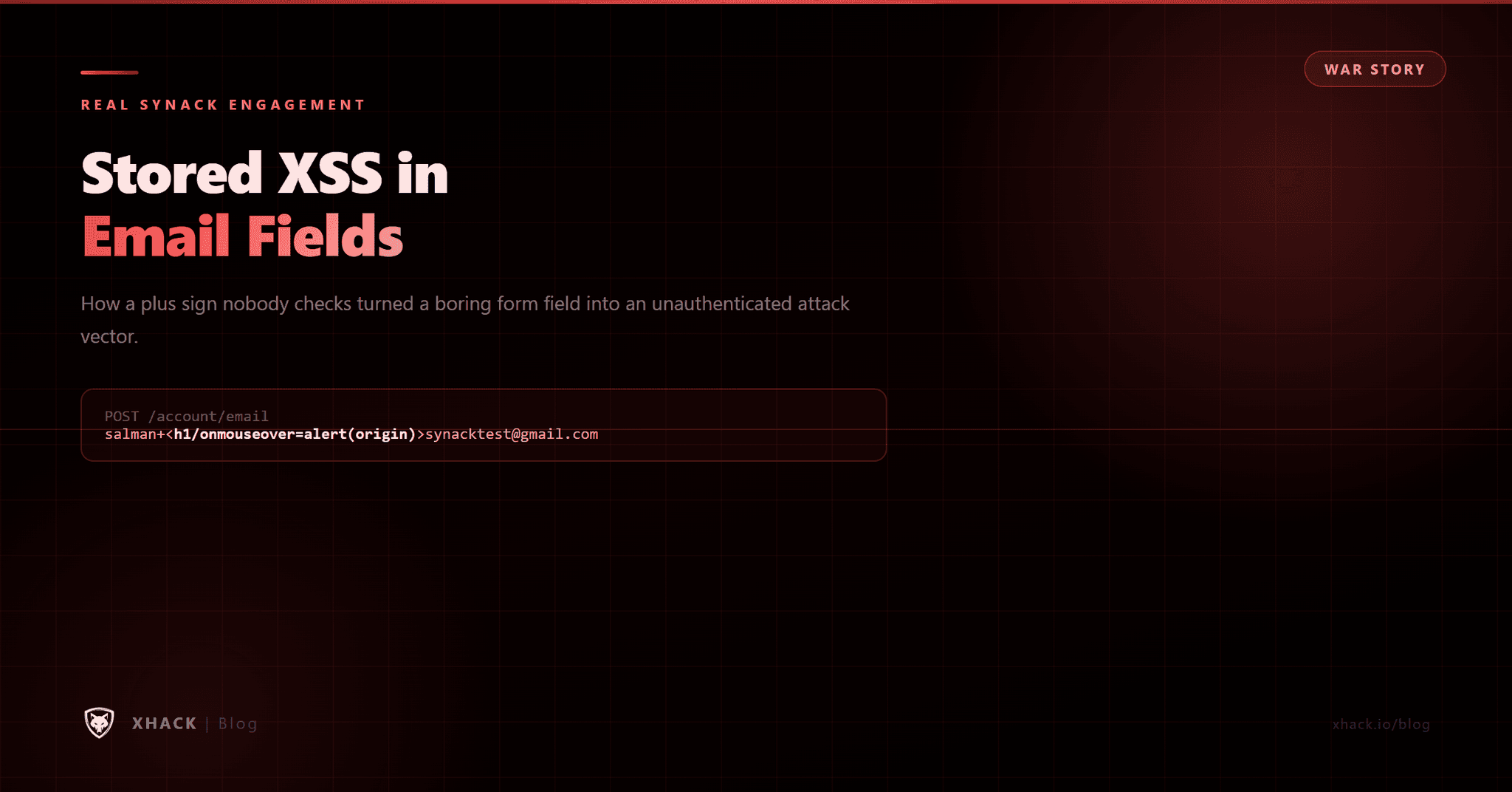 Stored XSS in Email Fields: The Bug Hiding in Plain Sight