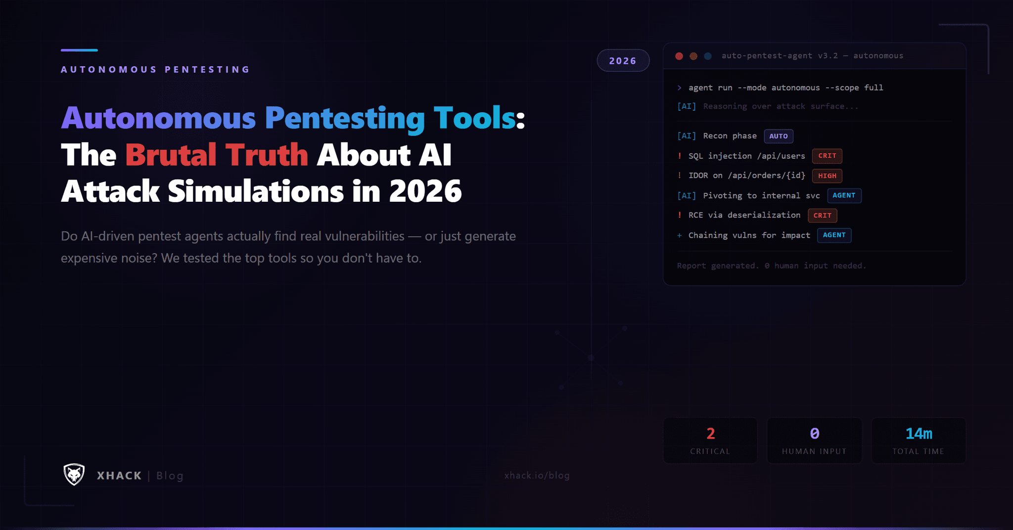 Autonomous Pentesting Tools: The Brutal Truth About AI Attack Simulations in 2026