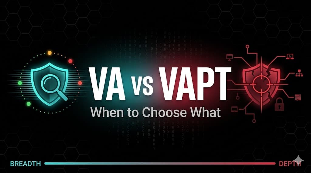 VA or VAPT: When to Choose Vulnerability Assessment vs Penetration Testing
