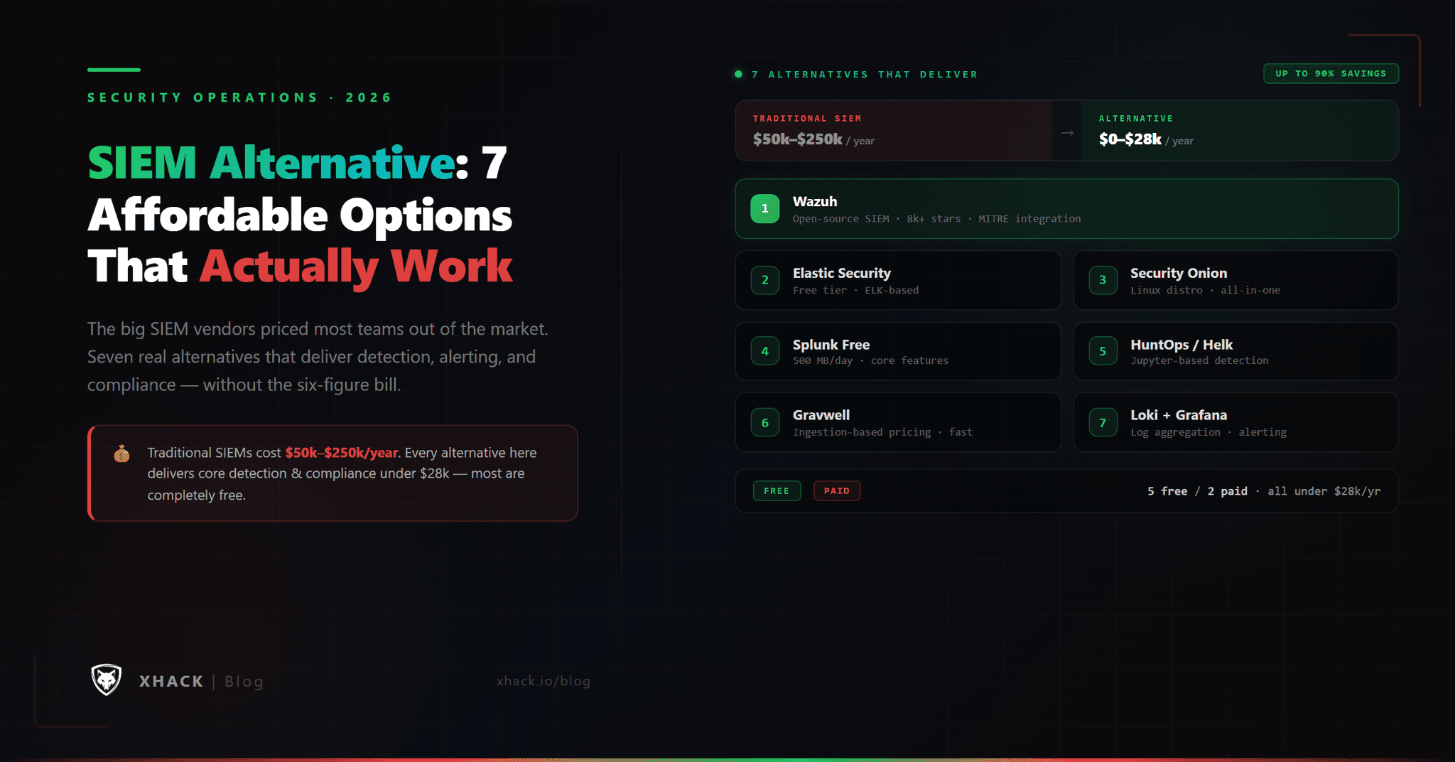 SIEM Alternative: 7 Affordable Options That Actually Work in 2026