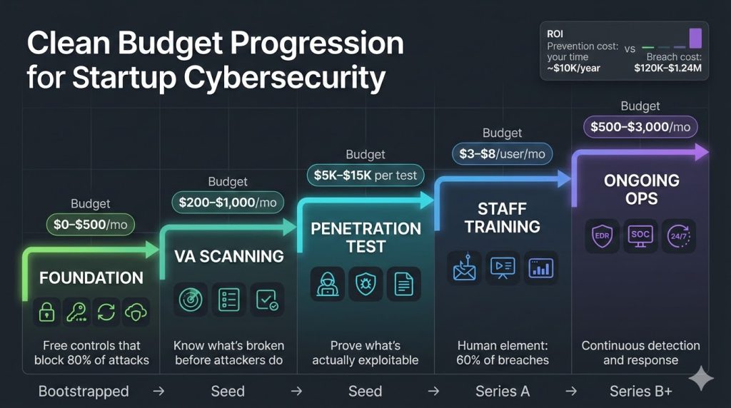 cybersecurity for startups budget