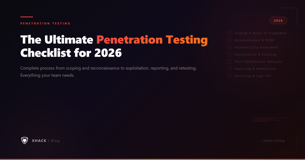 penetration testing checklist